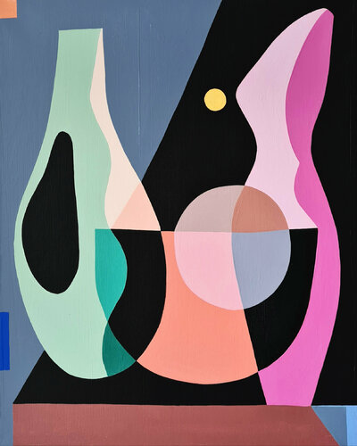 Pink Hour di Amy Kim, Pittura in vendita su Singulart