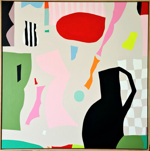 Meeting the red riding hood par Amy Kim, Peinture en vente sur Singulart