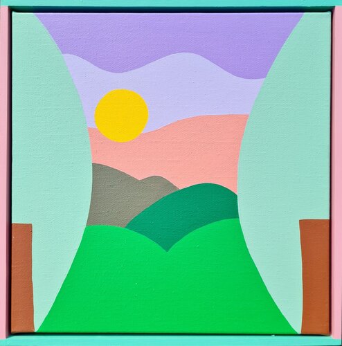 Dazy in Delight_2 di Amy Kim, Pittura in vendita su Singulart