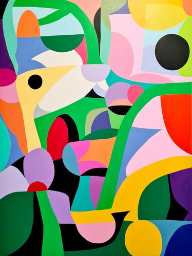 In her garden di Amy Kim, Pittura in vendita su Singulart