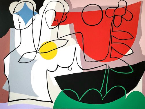 And pick me a flower par Amy Kim, Peinture en vente sur Singulart