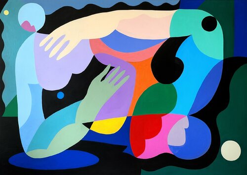 My day and your night par Amy Kim, Peinture en vente sur Singulart