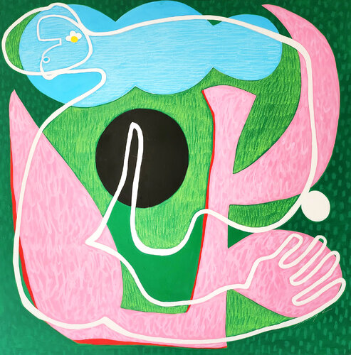 Cloud catcher van Amy Kim, Schilderij te koop op Singulart