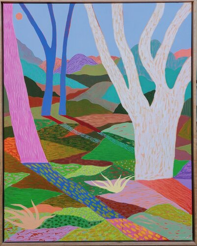 Somewhere over the daydream van Amy Kim, Schilderij te koop op Singulart