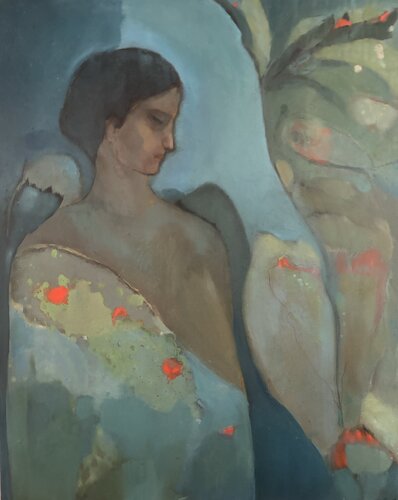 Aqua von myriam de LAFFOREST, Malerei kaufen auf Singulart