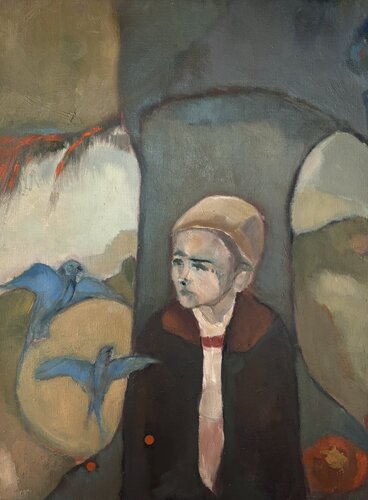 Le présage van myriam de LAFFOREST, Schilderij te koop op Singulart