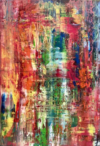 SMALL ABSTRACT ON WOOD von Ludwig Kranich, Malerei kaufen auf Singulart