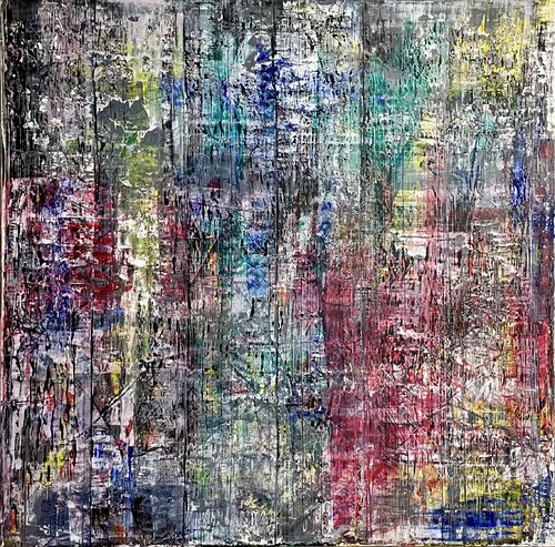 STADTGEWEBE von Ludwig Kranich, Malerei kaufen auf Singulart