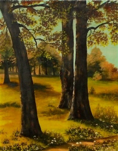 Oaks by Serhiy Berezin, Painting for Sale on Singulart
