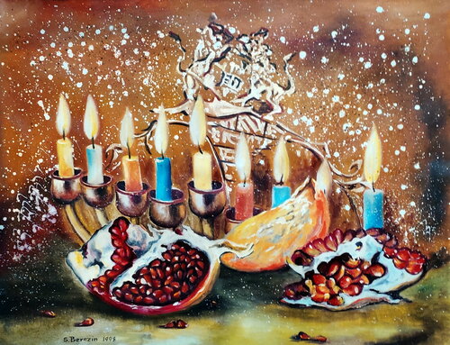 Hanukkah von Serhiy Berezin, Malerei kaufen auf Singulart