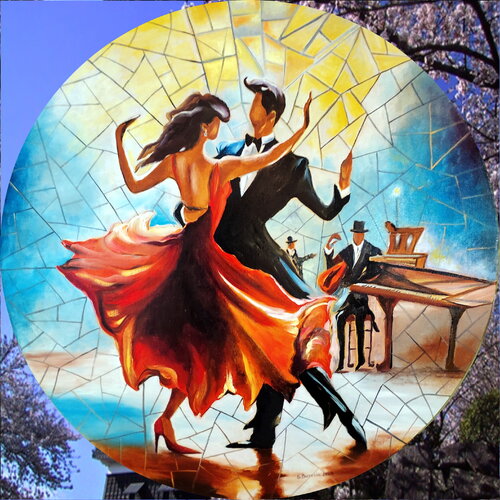 Dance of the Planet: Harmony of the World von Serhiy Berezin, Malerei kaufen auf Singulart