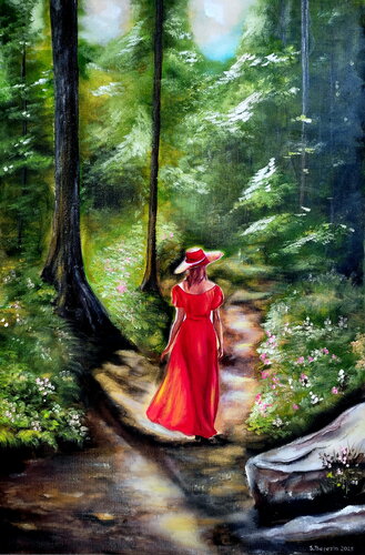 Where Shadows Bloom von Serhiy Berezin, Malerei kaufen auf Singulart