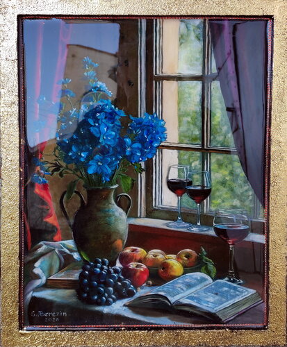 The Hour When the World Grows Still by Serhiy Berezin, 油畫 for Sale on Singulart