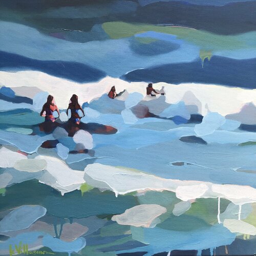 All day long par Kelly Villasenor, Peinture en vente sur Singulart