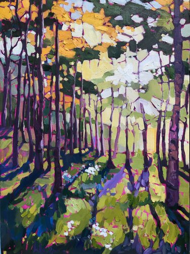 “Here comes the sun” par Kelly Villasenor, Peinture en vente sur Singulart