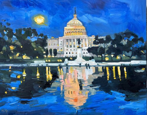 “The people’s house” von Kelly Villasenor, Malerei kaufen auf Singulart