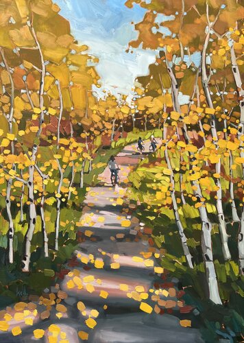 “Aspen Air” van Kelly Villasenor, Schilderij te koop op Singulart