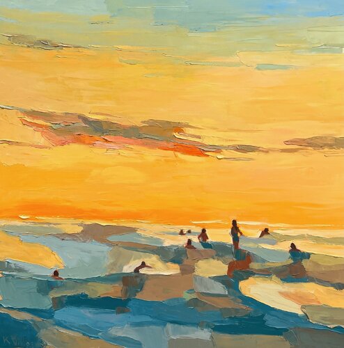 Sundown par Kelly Villasenor, Peinture en vente sur Singulart