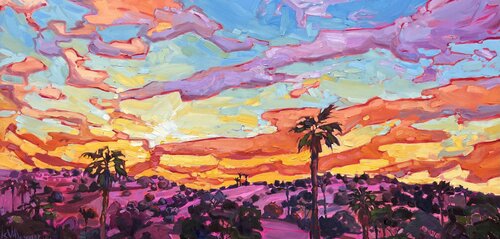 The Heavens declare van Kelly Villasenor, Schilderij te koop op Singulart
