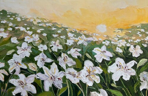 “Sun kissed” van Kelly Villasenor, Schilderij te koop op Singulart