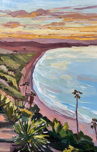 “ Cardiff at dawn” van Kelly Villasenor, Schilderij te koop op Singulart