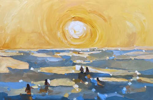 “ Days gone bye” par Kelly Villasenor, Peinture en vente sur Singulart