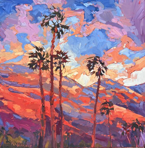 “Desert sundown” van Kelly Villasenor, Schilderij te koop op Singulart