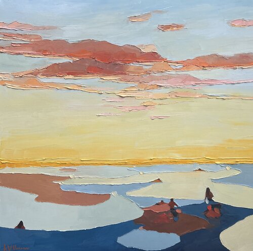 “Into the blue” di Kelly Villasenor, Pittura in vendita su Singulart