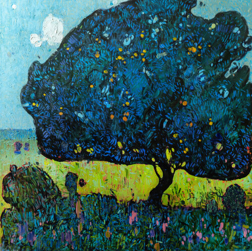 The Wild Pear tree. by Igor Shcherbakov, Painting for Sale on Singulart