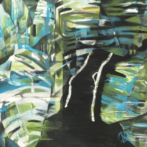 Nuit Tropical by Mariam Qureshi, Painting for Sale on Singulart