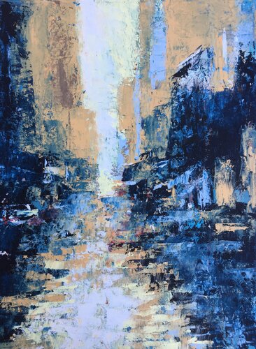 Blurry past de Mariam Qureshi, Pintura a la venta en Singulart