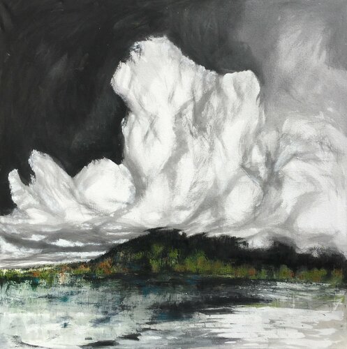 Hopeful sky by Mariam Qureshi, 회화 for Sale on Singulart