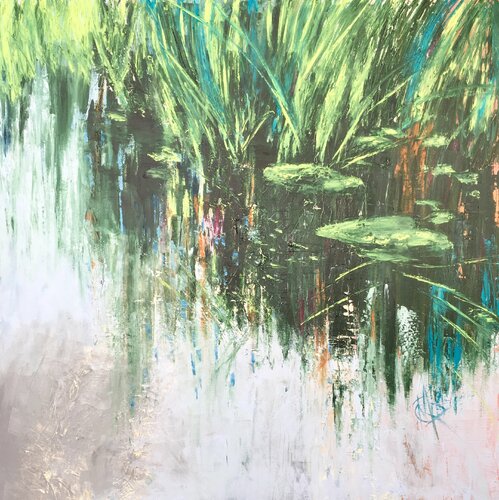 Tranquility by Mariam Qureshi, Painting for Sale on Singulart