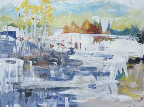 Seasons Changing par Mariam Qureshi, Peinture en vente sur Singulart