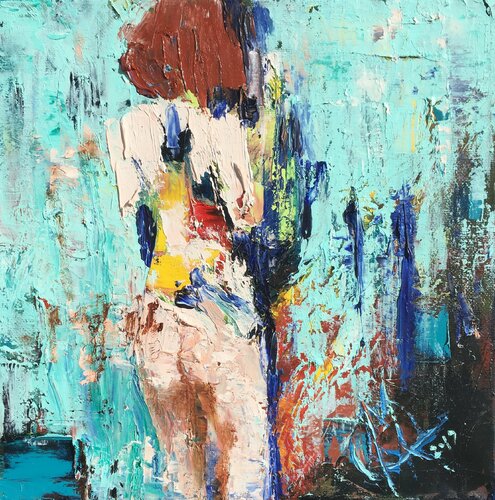 Cultural embrace von Mariam Qureshi, Malerei kaufen auf Singulart