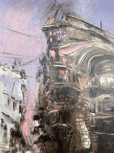 The city moves de Mariam Qureshi, Pintura a la venta en Singulart
