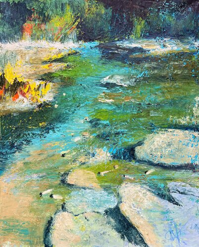 Infinite Summer von Mariam Qureshi, Malerei kaufen auf Singulart