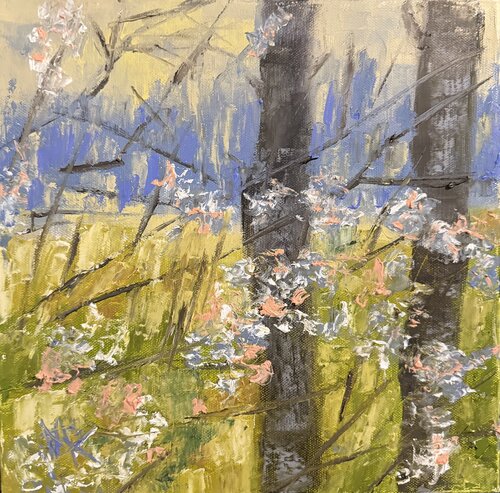 A Forest Awakening by Mariam Qureshi, Painting for Sale on Singulart