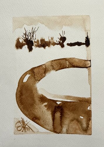 Bending Current par Mariam Qureshi, Peinture en vente sur Singulart