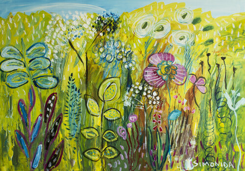 Summer Garden from Childhood von Simonida Djordjevic, Malerei kaufen auf Singulart