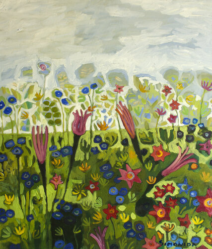 Flower Meadow von Simonida Djordjevic, Malerei kaufen auf Singulart