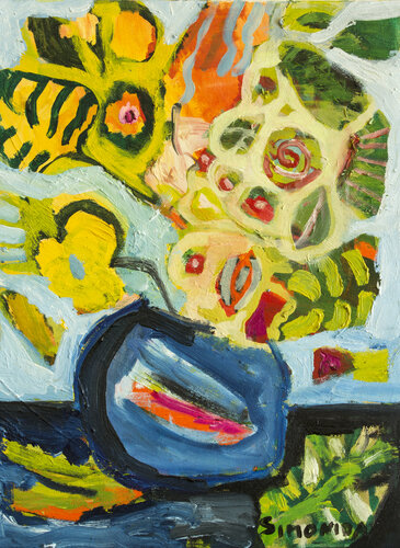 Vase with Flowers von Simonida Djordjevic, Malerei kaufen auf Singulart