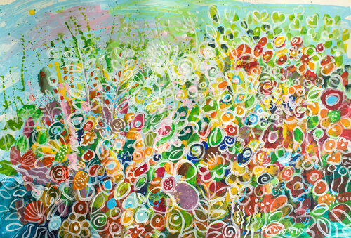 Colorful 2 van Simonida Djordjevic, Werk op papier te koop op Singulart
