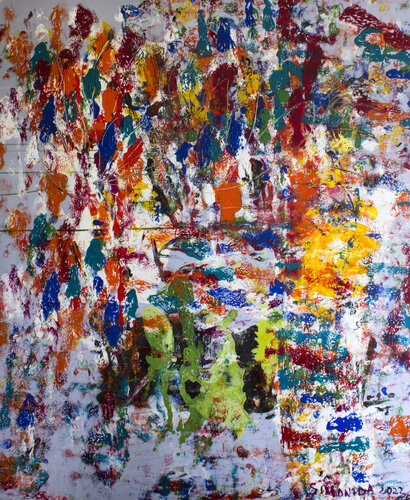 Celebrating of Color von Simonida Djordjevic, Malerei kaufen auf Singulart