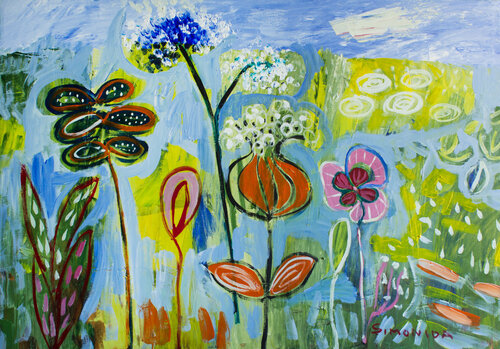 Bird song from childhood von Simonida Djordjevic, Malerei kaufen auf Singulart