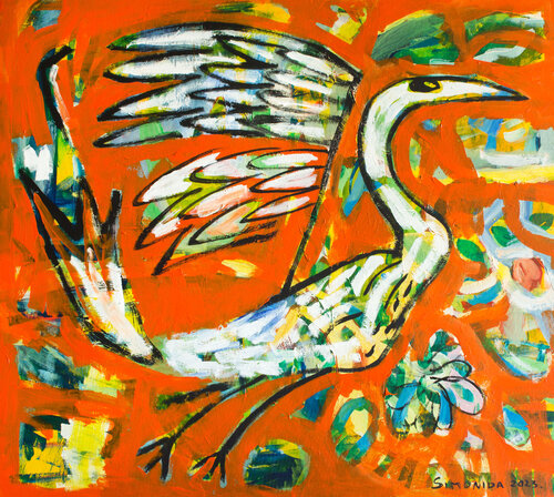 Phoenix van Simonida Djordjevic, Schilderij te koop op Singulart
