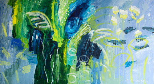 Spring is the Time to Tell You I Love You von Simonida Djordjevic, Malerei kaufen auf Singulart