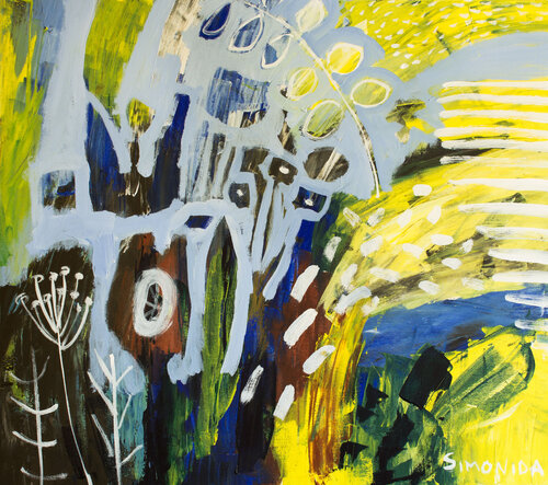 Mountain Meadow 2 van Simonida Djordjevic, Schilderij te koop op Singulart