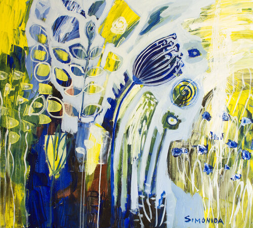 Mountain Meadow 3 von Simonida Djordjevic, Malerei kaufen auf Singulart