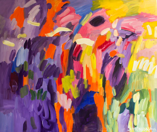 Wild Landscape van Simonida Djordjevic, Schilderij te koop op Singulart